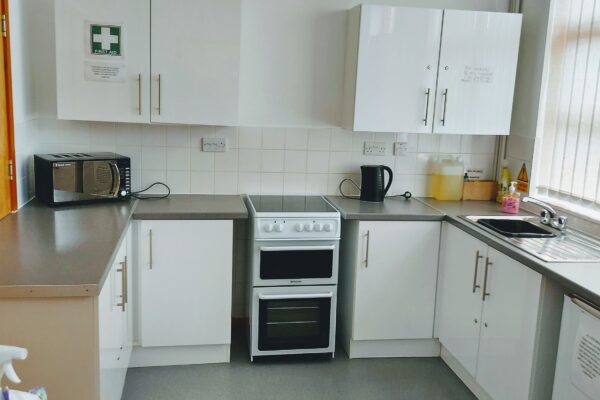 Interior small kitchen