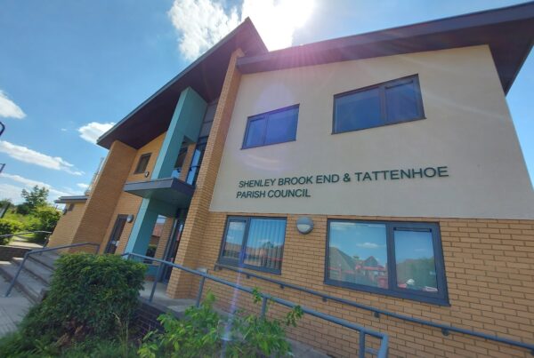 Exterior of parish office building