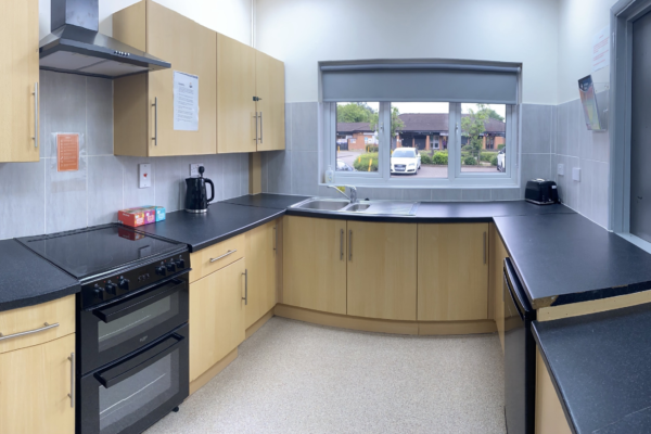 Interior of South Furzton Meeting Place kitchen
